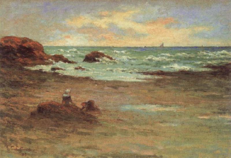 A Cove at Concarneau, Emile Schuffenecker